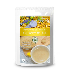樸優樂活-純正黃金亞麻仁籽粉(400g/包)-多件組更優惠