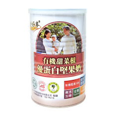 (暴殺限定)樸優嚴選-有機甜菜根優蛋白堅果奶(450g/罐)-多件組更優惠