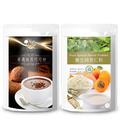 樸優樂活 養生純杏仁粉400g+嚴選純黑可可粉250g-杏仁可可暖心飲-大組更優惠+可可粉20230428全新到貨批次