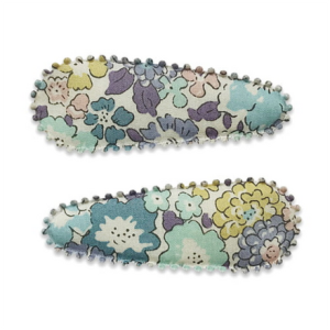 Suzanne 碎花布面髮夾(L) 1組2入  AZJJ-312-LL