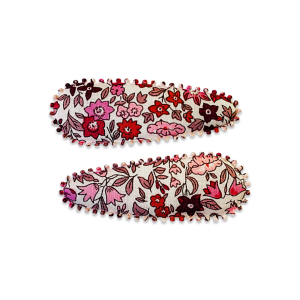 Gracelyn 碎花布面髮夾(L) 1組2入  AZJJ-576-LL