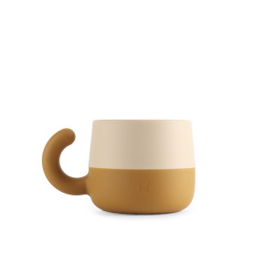 日本MEROWARE AYA 小貓尾 兒童水杯 - 焦糖 