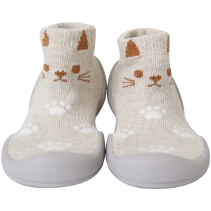 韓國 Ggomoosin 學步襪鞋 - 奶油短毛貓