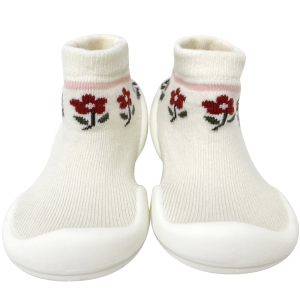 韓國 Ggomoosin 學步襪鞋 - 嫣紅山茶花