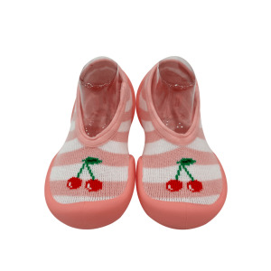 韓國 Ggomoosin 學步襪鞋 - 粉紅櫻桃