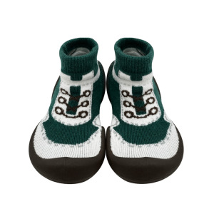 韓國 Ggomoosin 學步襪鞋 - 跑跑球鞋 (綠)