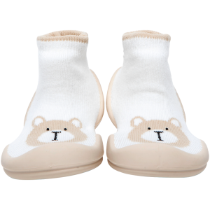 韓國 Ggomoosin 學步襪鞋 - 奶茶熊仔