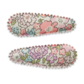 Little Lillia 碎花布面髮夾(S) 1組2入 AZJJ-345-LL