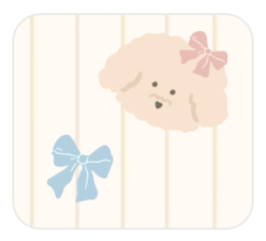 韓國 Bebenuvo 通用型透氣坐墊 - 奶油貴賓   IG熱門 夏日必備商品