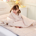 韓國 Bebenuvo 莫代爾兒童四季被 - 焦糖格子
