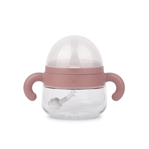 日本MEROWARE 2025年新款  ALICE嬰幼兒吸管杯 - 豆沙粉