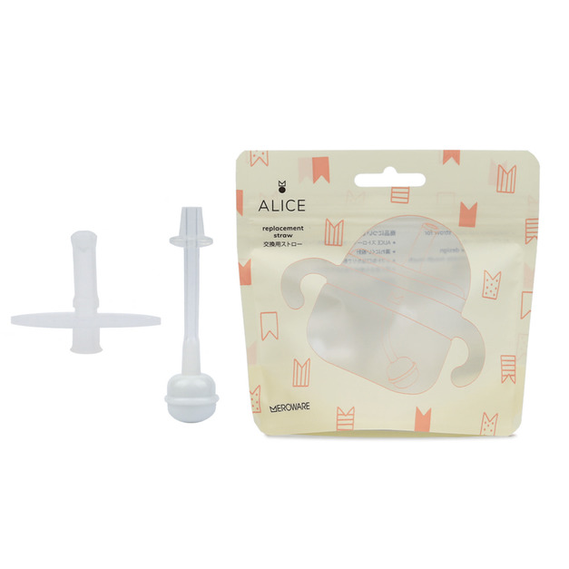 日本MEROWARE 2025年新款  ALICE吸管替換裝- 透明