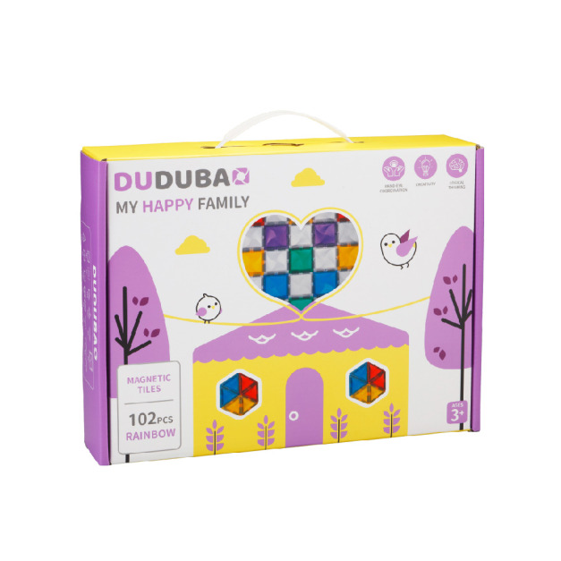 台灣Dudubao  五感繪本磁力片- 我們一家人