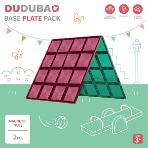 台灣Dudubao  五感繪本磁力片-大幫手（綠紅2片)