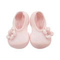 韓國 Ggomoosin 學步襪鞋 - 粉紅小花妞 (短版)