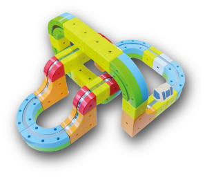 預購 - 日本 RAILCUBE 磁力軌道火車 -  盒裝入門款  【台灣總代理】