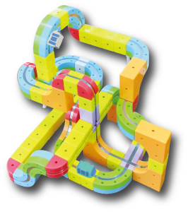 預購 - 日本 RAILCUBE 磁力軌道火車 - 盒裝豪華款 【台灣總代理】