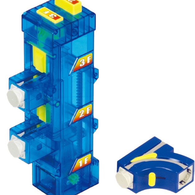預購 - 日本 RAILCUBE 磁力軌道火車 -  電梯配件組  【台灣總代理】