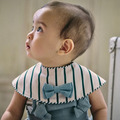 日本MARLMARL 圍兜-dolce green stripe_2
