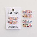 Josie Joan's 碎花布面髮夾(S) 1組2入 隨機款式_3