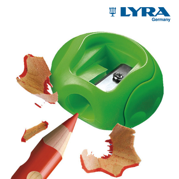 【德國LYRA】Groove果凍單孔削筆器(顏色隨機出貨)