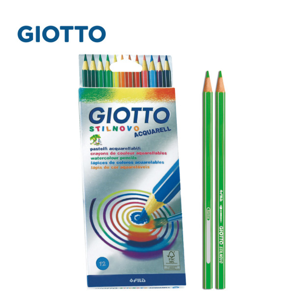【義大利 GIOTTO】STILNOVO 水溶性彩色鉛筆(12色)