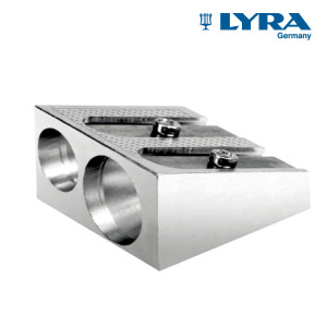 【德國LYRA】銀盔甲雙孔筆削