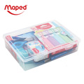 2026QQmei【法國Maped】文具10件組(含收納盒)-冰藍系_1