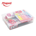 2026QQmei【法國Maped】文具10件組(含收納盒)-花漾系_1