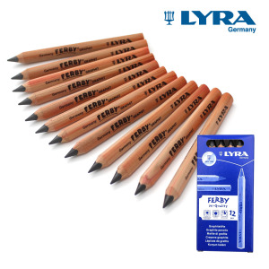 *孩響【德國LYRA】兒童三角原木鉛筆(12cm) 12入