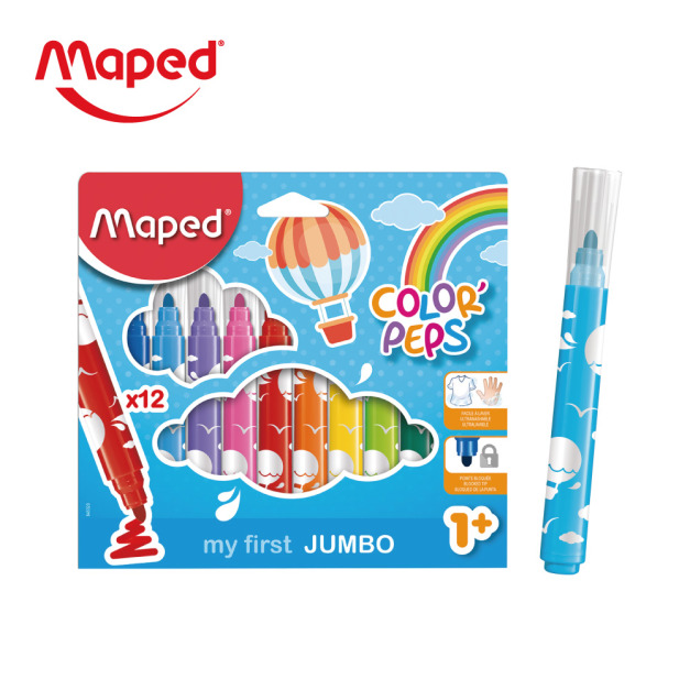 【法國Maped】不縮頭胖胖彩色筆