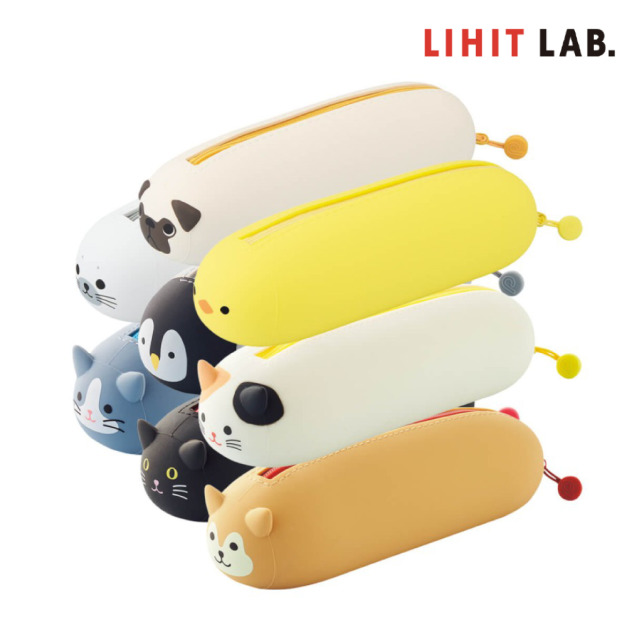 【日本直送】SMART FIT PuniLabo 動物造型筆袋