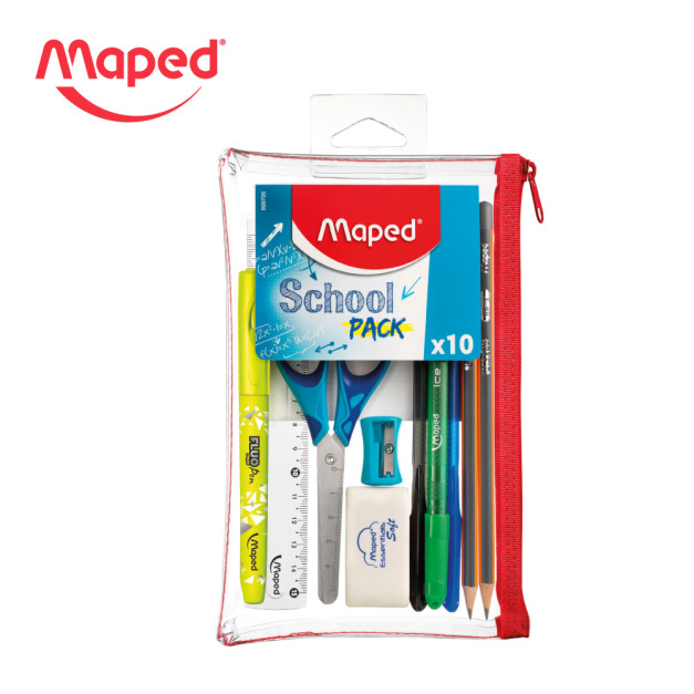 【法國Maped】小學生開學必備文具10件組