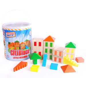 ★絕版品出清【美國CitiBlocs】創意城市積木(微盒損-最後1組)