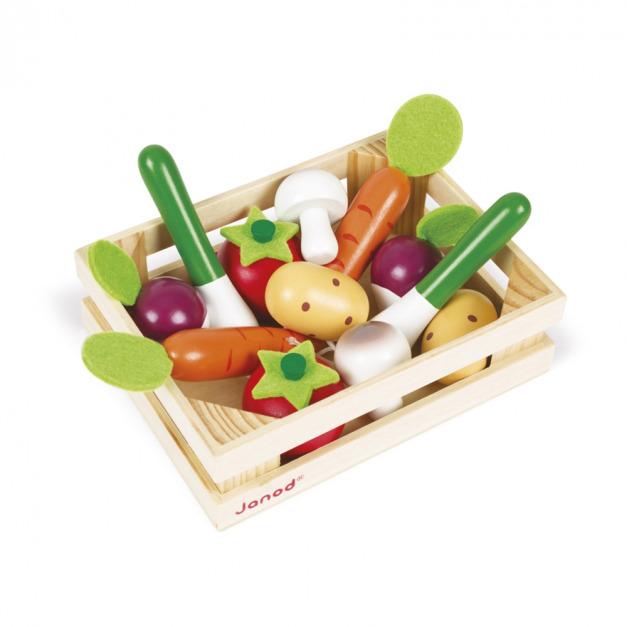 ★福利品【法國Janod】妙廚師好料理-鮮蔬總匯(12pcs)