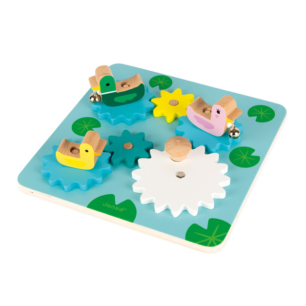 【法國Janod】鴨鴨轉轉池塘