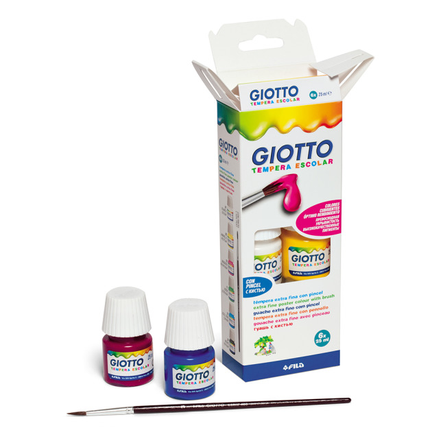 ★清倉福利品【義大利 GIOTTO】學用美勞顏料
