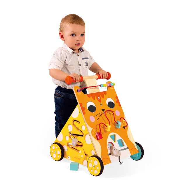 【法國Janod】平衡學步系列-多功能咪咪學步車