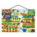 ★展示福利品【法國Janod】 磁鐵遊戲板-花園農場