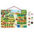 ★展示福利品【法國Janod】 磁鐵遊戲板-花園農場_1