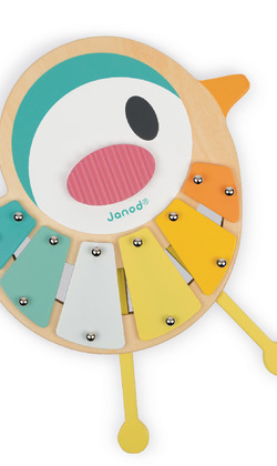 ★福利品【法國Janod】寶寶異想世界-寶寶鐵琴(盒損/瑕疵)