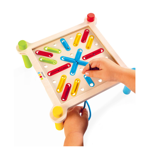 【法國Janod】小小STEAM系列-穿線桌