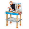 ✖︎童趣Outlet【法國Janod】小木匠創意玩-站式工作台(藍橘款)(只有1組)_1