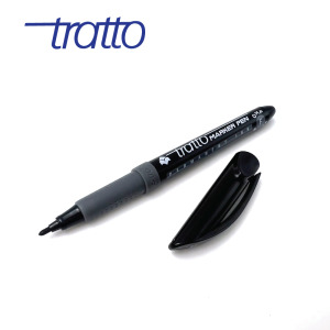 【義大利Tratto】酒精型萬用馬克筆(中)黑
