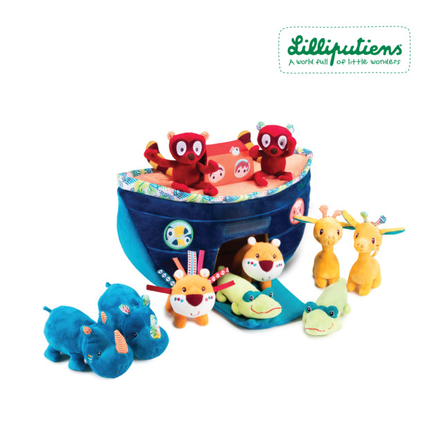  ✖︎童趣Outlet【比利時Lilliputiens】我會說故事-挪亞方舟(限量2組)