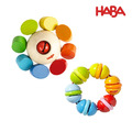 ★絕版品【德國HABA】寶寶感統木玩-嘎嘎串珠/彩虹搖鈴