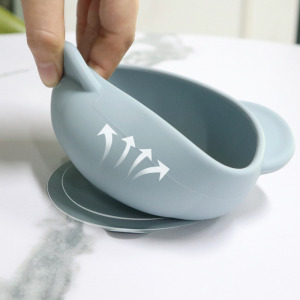 ※絕版出清【童趣嚴選】寶寶矽膠吸盤式餐碗(無附湯匙)