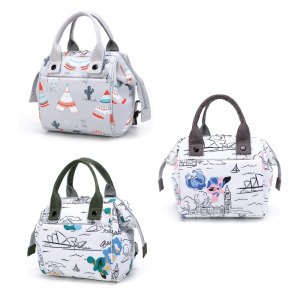 【童趣嚴選】可愛防水輕便可背媽咪包(多款可選)