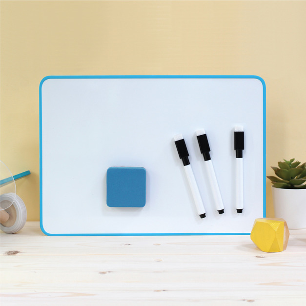 【童趣嚴選】好攜帶A4雙面磁性白板組