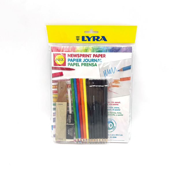 ★絕版福利品【美國ALEX】小畫家素描練習組(缺件)